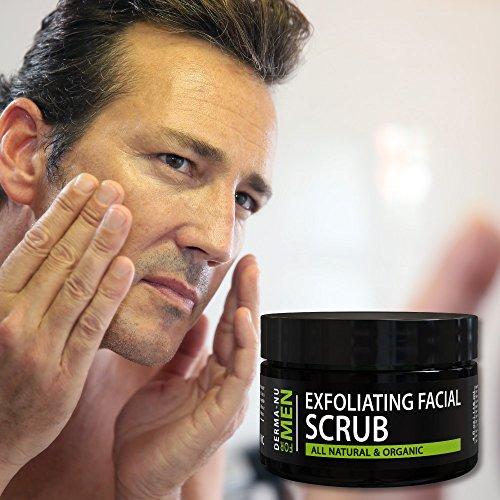 All-In-One Anti Aging Daily Skincare Set for Men - Gentleman's Grooming Kit - Unclogs Pores, Fights Acne and for Ingrown Hair Prevention - 3 Piece Set