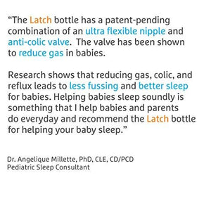 Munchkin Latch BPA-Free Baby Bottle, 8 Ounce, 3 Pack