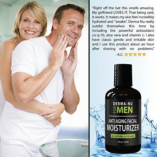 All-In-One Anti Aging Daily Skincare Set for Men - Gentleman's Grooming Kit - Unclogs Pores, Fights Acne and for Ingrown Hair Prevention - 3 Piece Set